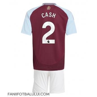 Aston Villa Matty Cash #2 Echipament de Fotbal Replică 2024-25 Copii Acasa (+ Șorturi)